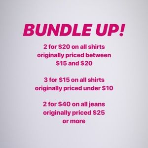 New bundle offers!